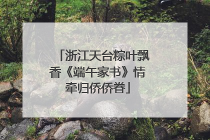 浙江天台粽叶飘香《端午家书》情牵归侨侨眷