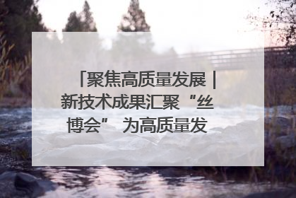 聚焦高质量发展｜新技术成果汇聚“丝博会” 为高质量发展注入新动能