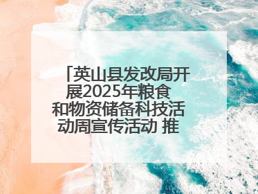英山县发改局开展2025年粮食和物资储备科技活动周宣传活动 推进科技兴粮兴储