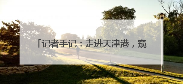 记者手记：走进天津港，窥见未来现代化港口的模样