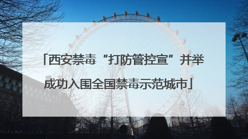 西安禁毒“打防管控宣”并举 成功入围全国禁毒示范城市