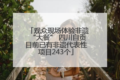 观众现场体验非遗“大餐” 四川自贡目前已有非遗代表性项目243个