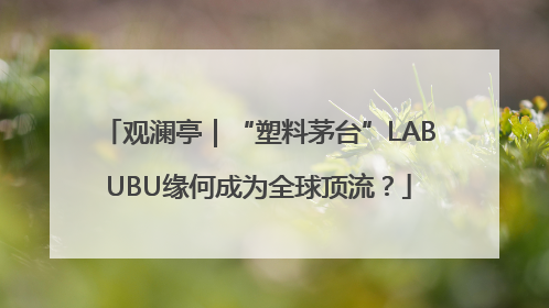 观澜亭｜“塑料茅台”LABUBU缘何成为全球顶流？