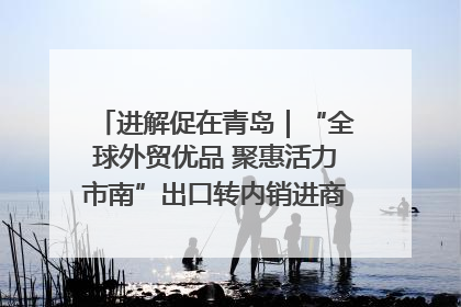 进解促在青岛｜“全球外贸优品 聚惠活力市南”出口转内销进商超专场活动启动