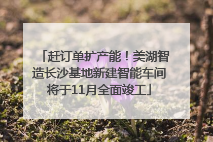 赶订单扩产能！美湖智造长沙基地新建智能车间将于11月全面竣工