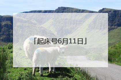 起床号6月11日