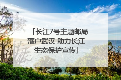 长江7号主题邮局落户武汉 助力长江生态保护宣传