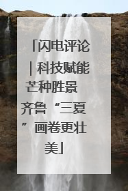 闪电评论｜科技赋能芒种胜景 齐鲁“三夏”画卷更壮美