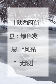 陕西府谷县：绿色发展 “风光”无限